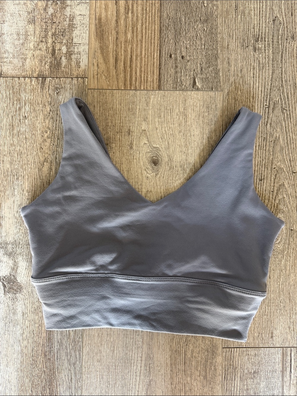 Astoria Activewear Blue V-Neck Crop Sports Bra